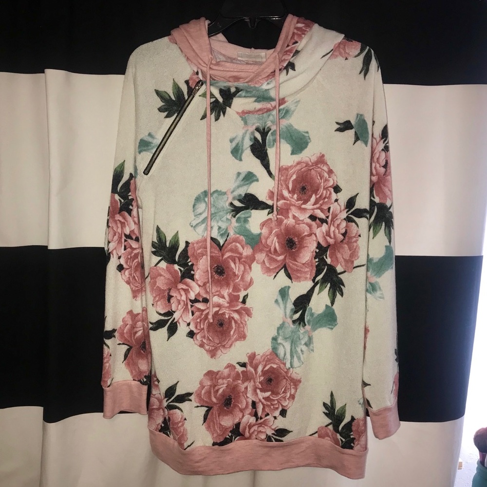 Floral Hoodie